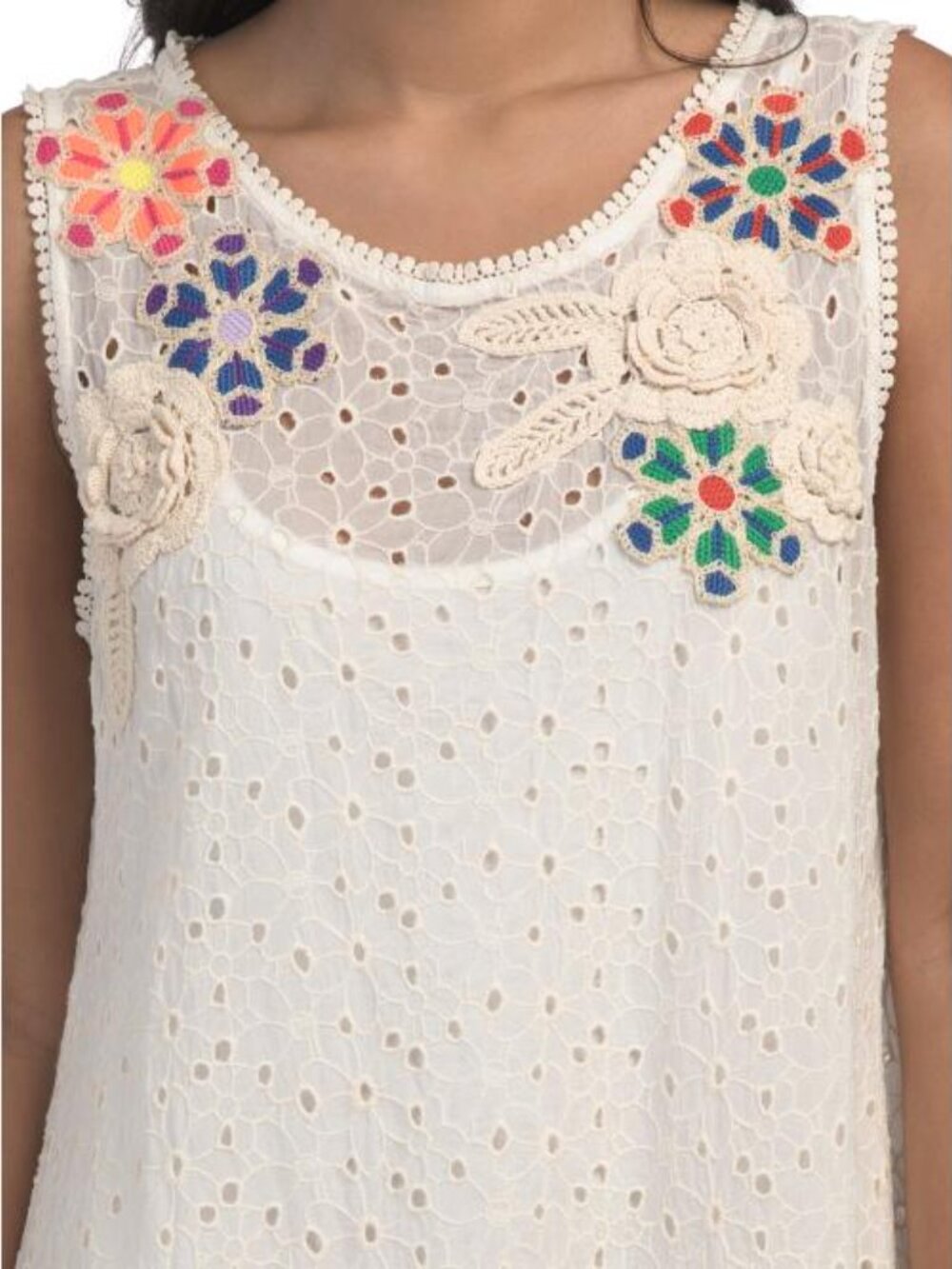 JOHNNY WAS Nydia Applique Dress - Picture 3 of 3